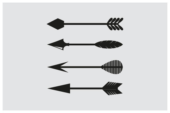 Download Arrows Hipster Ethnic Elements Vector - Vector Collection