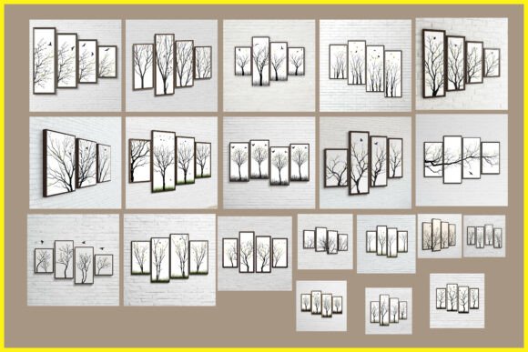 Download Modern Nature Panel Artwork Set - Premium Bundle