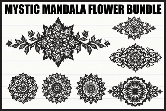 Download Mystic Mandala Flower Vector Bundle - Vector Collection