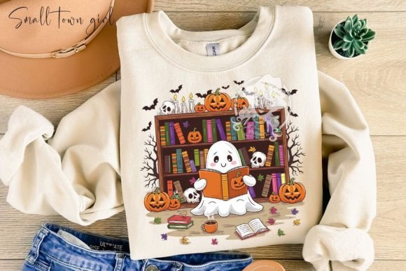 Download Ghost Pumpkin Bookworm Png - Premium Resources