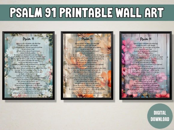 Download Psalm 91 Printable Wall Art - Printable wall Collection